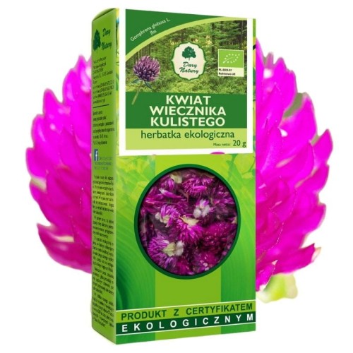 Wiecznik kulisty kwiat (Gomphrena globosa L. flos) EKO 20g