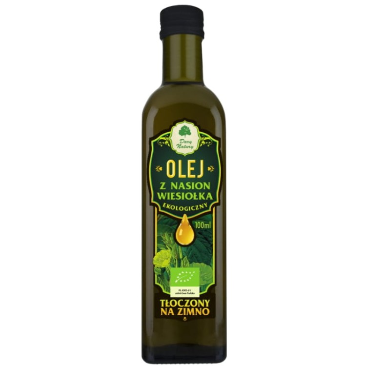 Olej z nasion wiesiołka EKO tłoczony na zimno 100ml