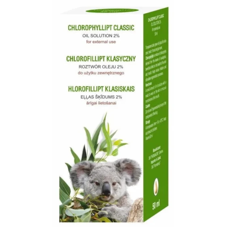Chlorofillipt klasyczny 2% roztworu oleju 50ml