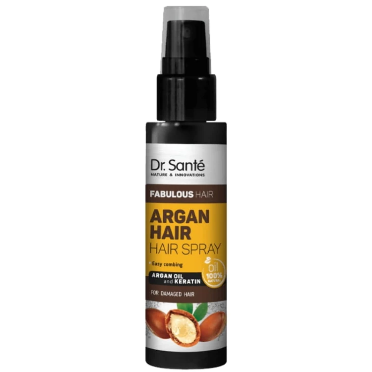 Dr Sante Spray do włosów Argan i Keratyna bez spłukiwania Luksusowa pielęgnacja do włosów zniszczonych 150ml