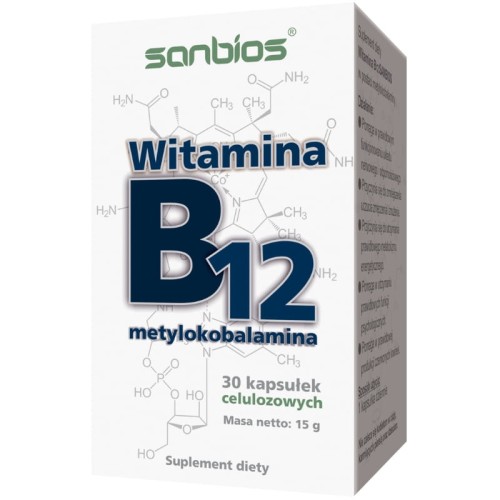 Witamina B12 (Metylokobalamina) 30 kaps.