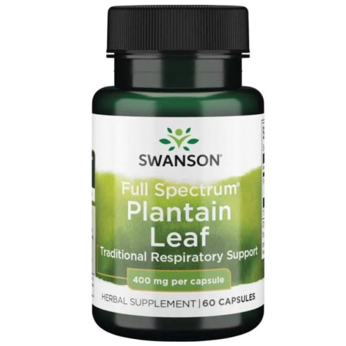 Full Spectrum Plantain (Babka zwyczajna) 400mg 60 kaps.