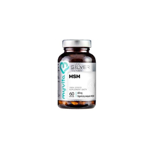 Silver Pure 100% MSM 600mg 60 kaps.