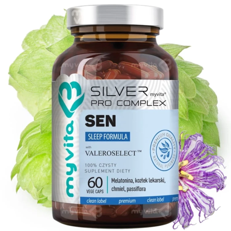 Silver Pure 100% Sen 60 kaps.
