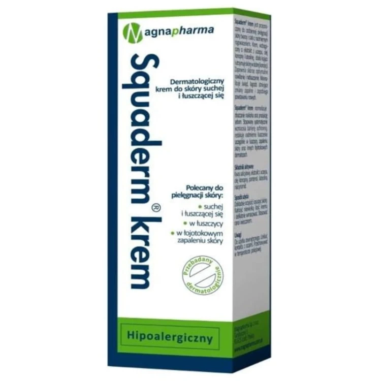Squaderm Krem do skóry suchej i łuszczącej się dermatologiczny hipoalergiczny 100ml