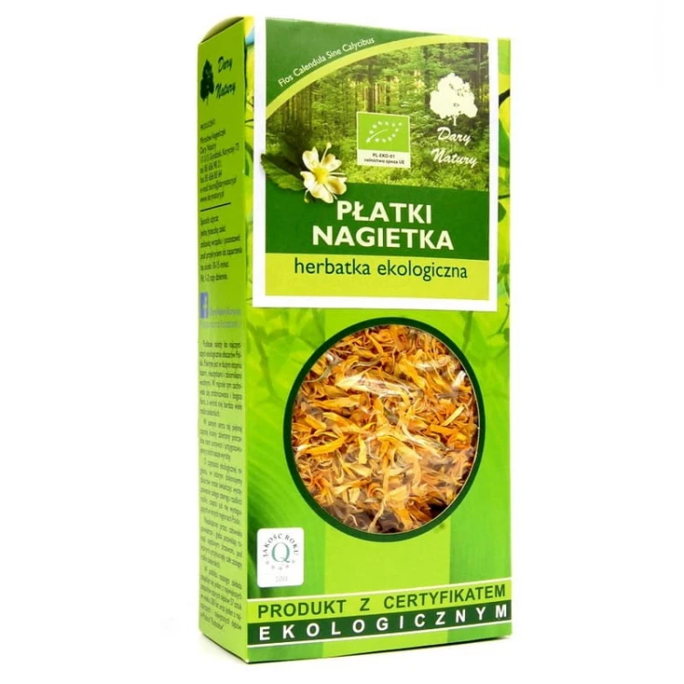 Nagietek płatki (Flos Calendula Sine Calycibus) EKO 25g
