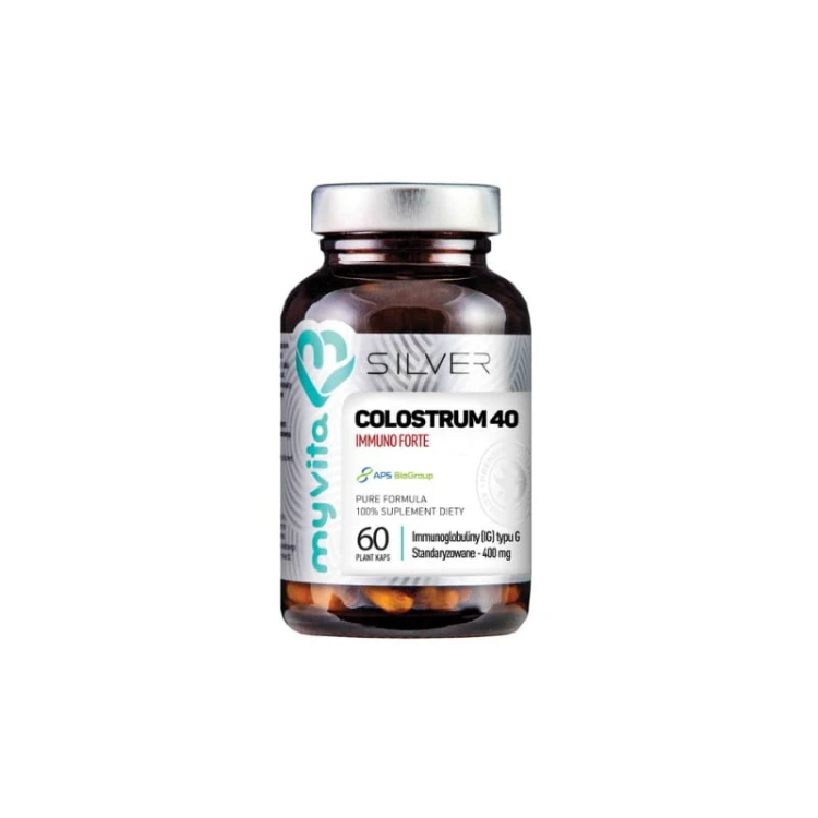 Silver Pure 100% Colostrum Immuno Forte 60 kaps.