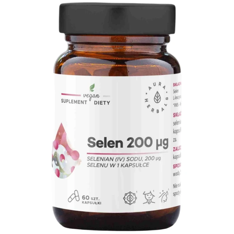 Selen selenian (IV) sodu 200µg 60 kaps.