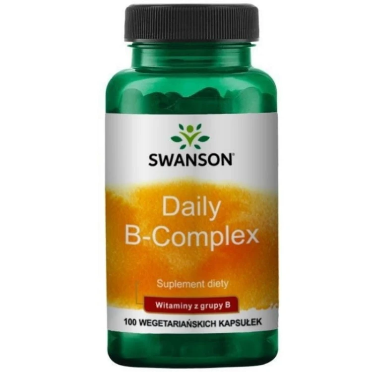 Daily B-complex Witaminy z grupy B 100 kaps.