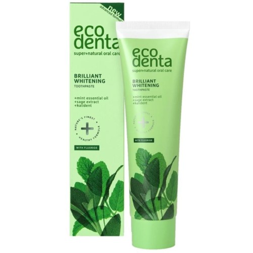 Ecodenta Pasta do zębów z miętą i szałwią Wybielająca 100ml