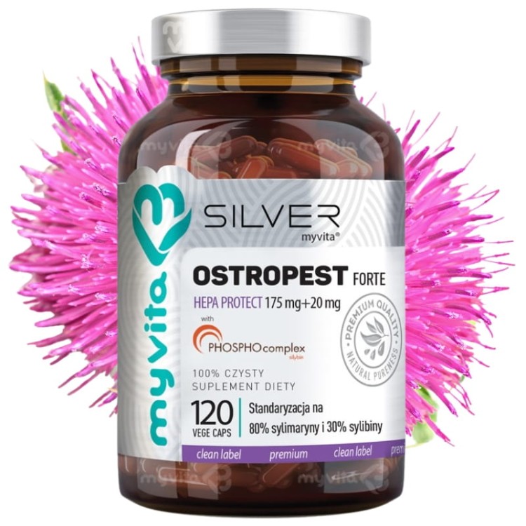 Silver Pure 100% Ostropest Forte 175mg 120 kaps.