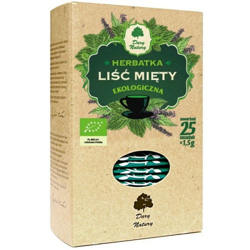 Herbatka Mięta liść EKO 25x1,5g