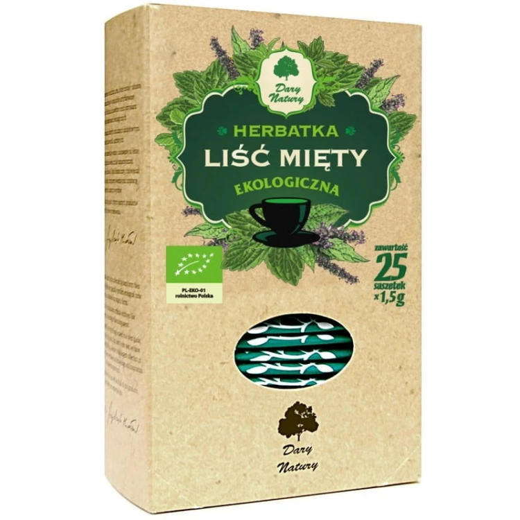 Herbatka Mięta liść EKO 25x1,5g
