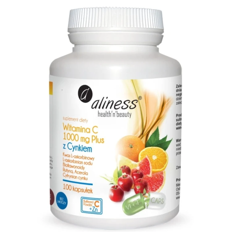 Witamina C 1000mg z Cynkiem PLUS 100 kaps.