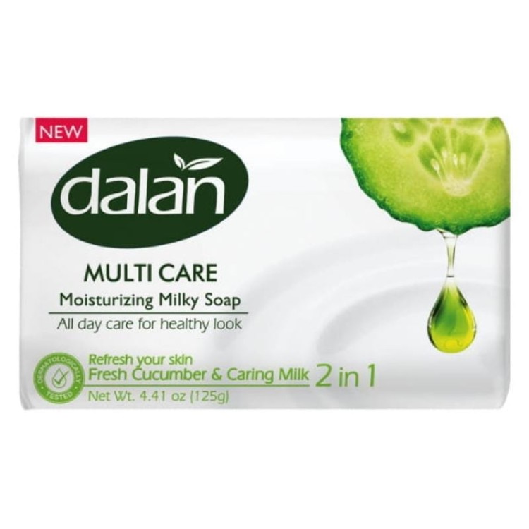Dalan Multi Care Mydło toaletowe Świeży ogórek i mleko 150g