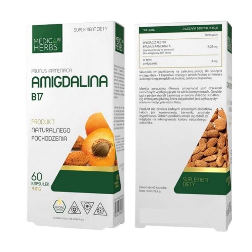 Amigdalina B17 4mg 60 kaps.