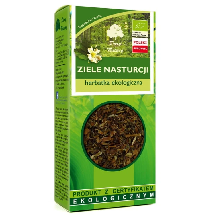 Nasturcja ziele (Tropaeolum herba) EKO 50g