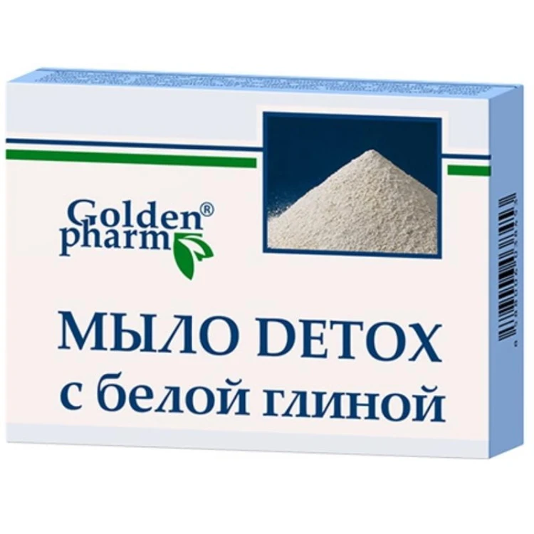 Golden Farm Mydło z białą glinką w kostce DETOX 70g