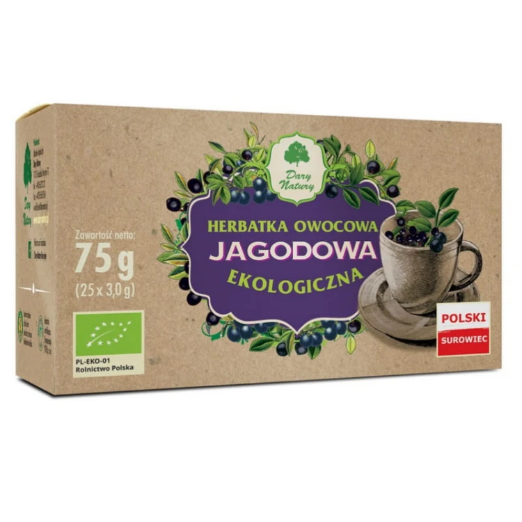 Herbatka Jagodowa EKO 25x3g