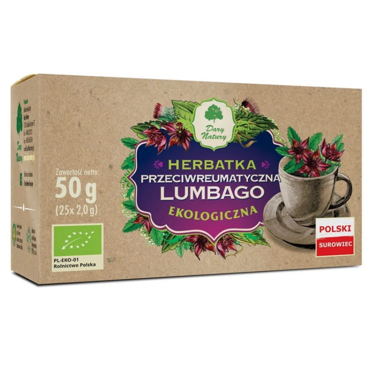 Herbatka Przeciwreumatyczna Lumbago EKO 25x2g