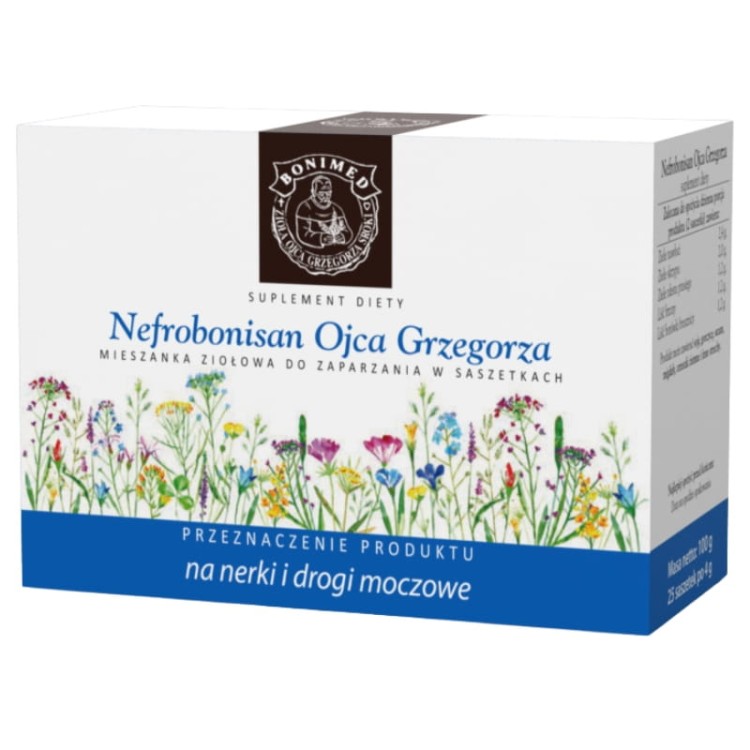 Bonimed Nefrobonisan Ojca Grzegorza 25x4g saszetki (100g)