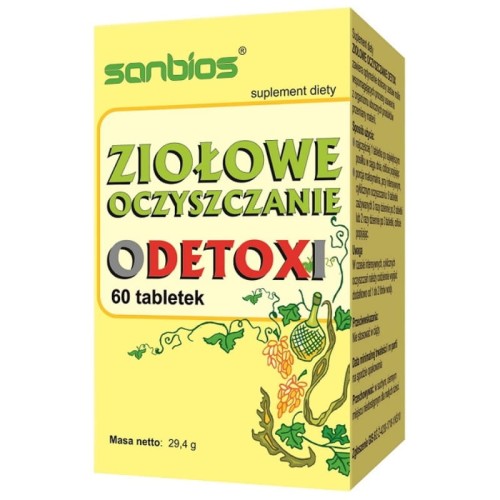 Ziołowe oczyszczanie Odetoxi 60 tabl.