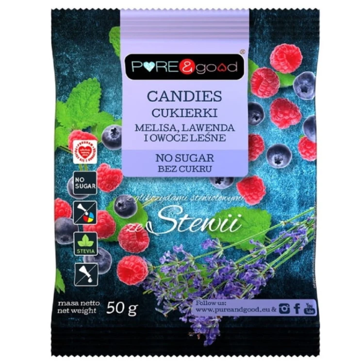 pure-and-good-cukierki-z-melisa-lawenda-i-owocami-lesnymi-bez-cukru-50g