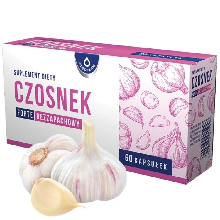 Czosnek Forte Bezzapachowy 60 kaps.