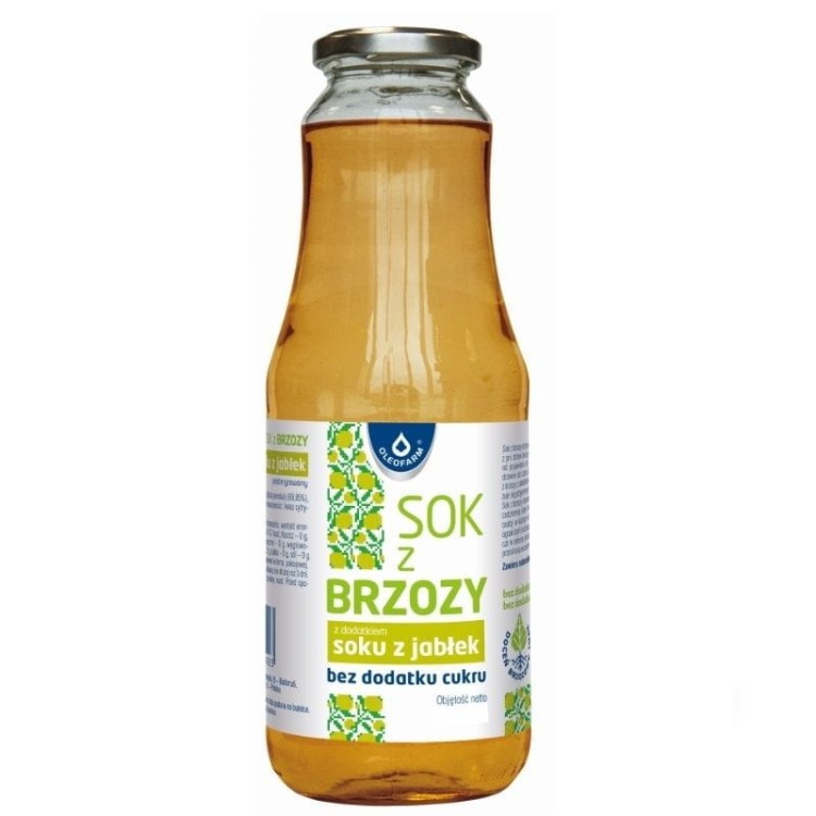 Sok z brzozy z sokiem jabłkowym bez cukru 990ml