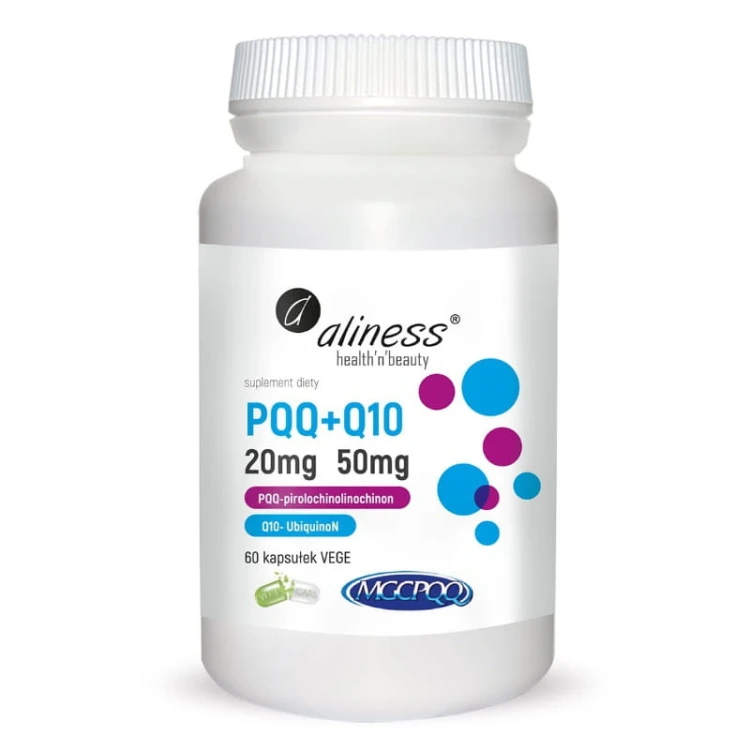 PQQ 20mg + Q10 50mg 60 kaps.