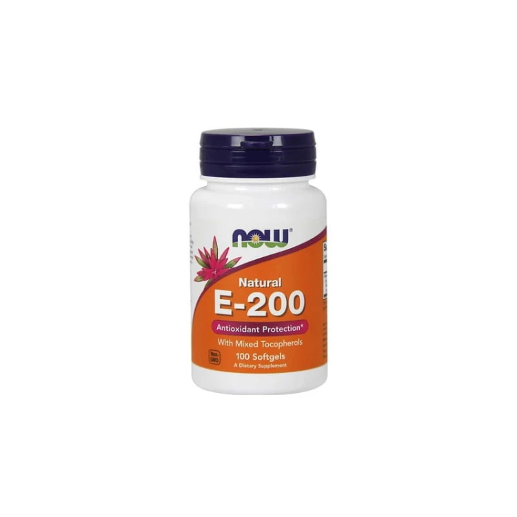 Witamina E-200 Naturalna (Mix Tokoferoli) 100 kaps.