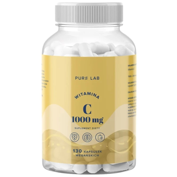 PURE LAB Witamina C 1000mg 130 kaps.