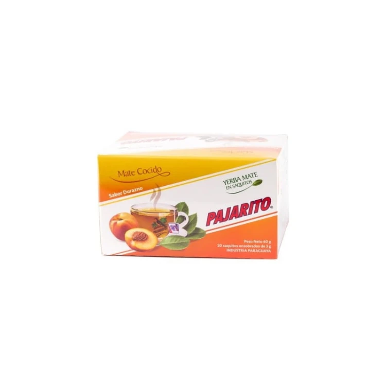 Pajarito Elaborada brzoskwiniowa 30 saszetek x 2g