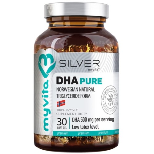 Silver Pure 100% DHA 30 kaps.