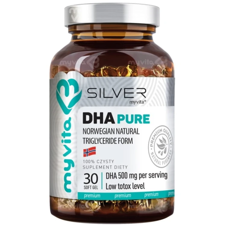 Silver Pure 100% DHA 30 kaps.