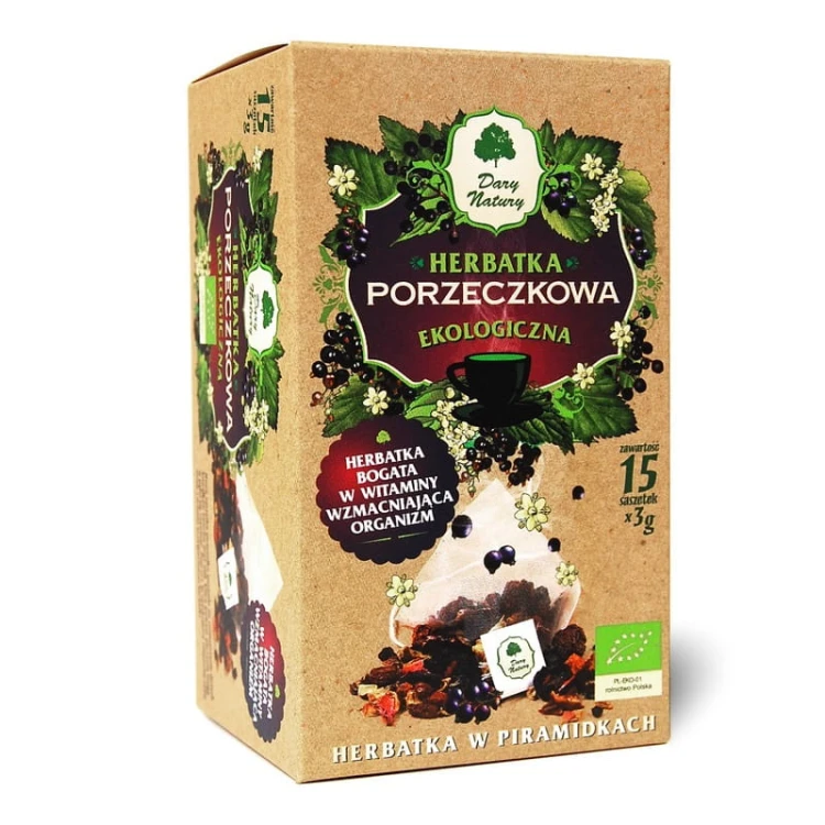 Herbatka Porzeczkowa w piramidkach EKO 15x3g