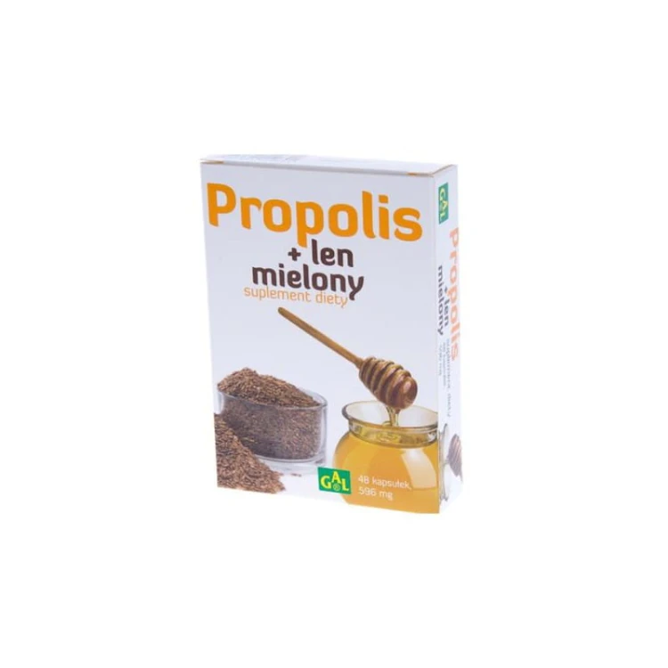 Propolis + len mielony 48 kaps.