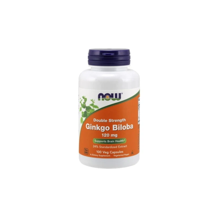 Ginkgo Biloba Podwójna moc 120mg 100 kaps.