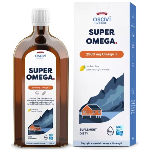 Osavi Super Omega3 (Marine) 2900mg 500ml Cytryna