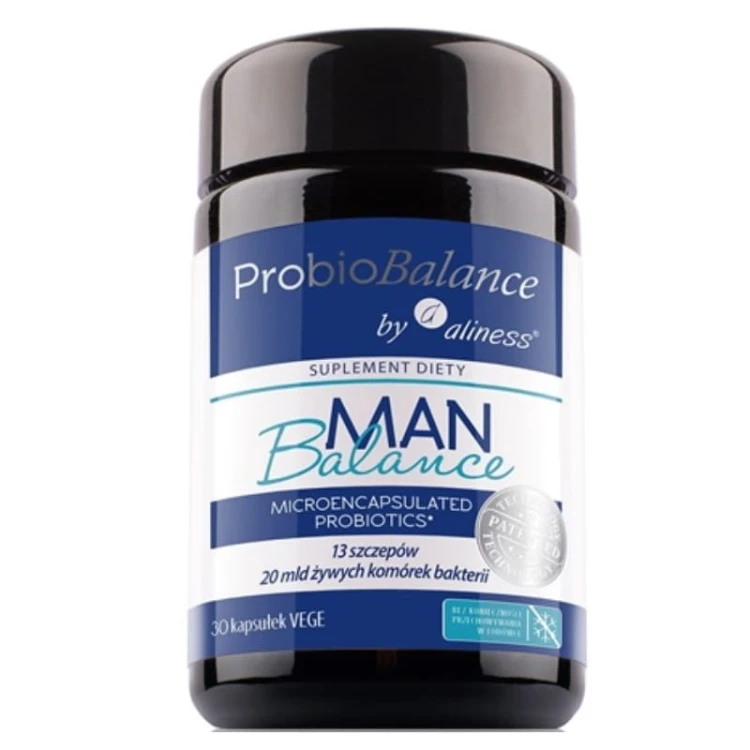 ProbioBalance Man Balance 20 mld. Microencapsulated Probiotics 30 kaps. vege