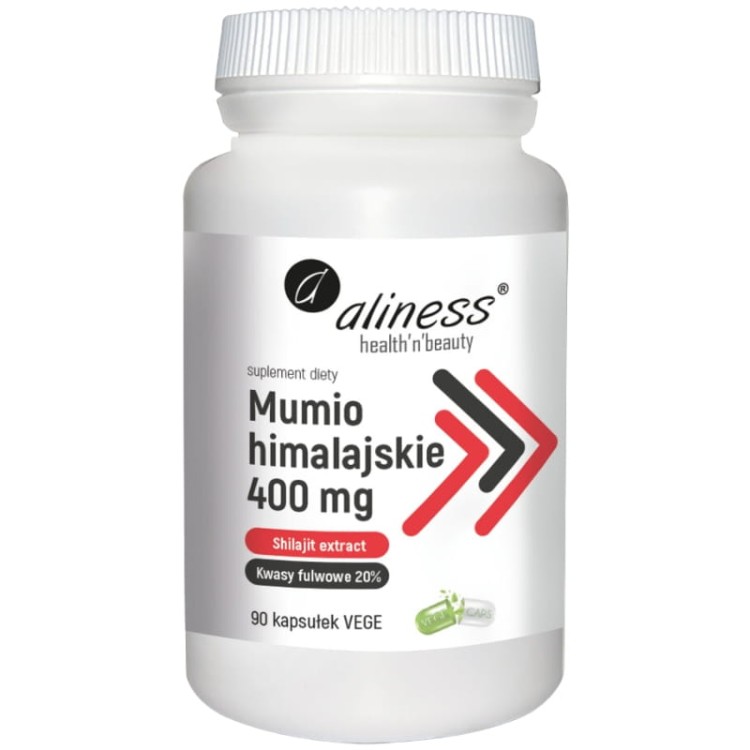 Mumio himalajskie (Shilajit extract) 400mg 90 kaps.