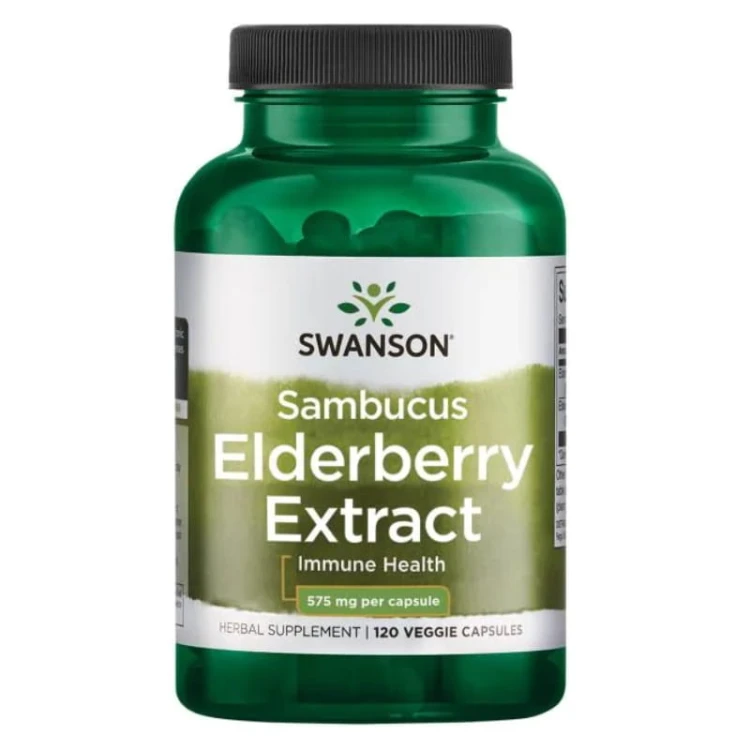 Czarny Bez ekstrakt 575mg 120 kaps.