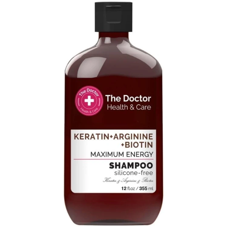 The Doctor Szampon do włosów Maksymalna energia Keratyna + Arginina + Biotyna 355ml