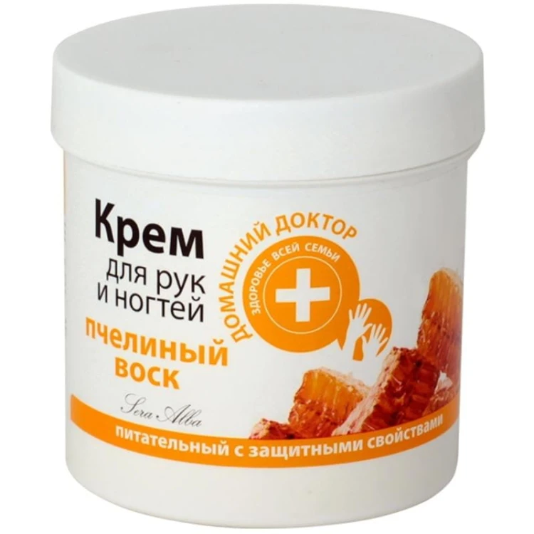 Domowy Doktor Krem do rąk i paznokci z Woskiem pszczelim 250ml