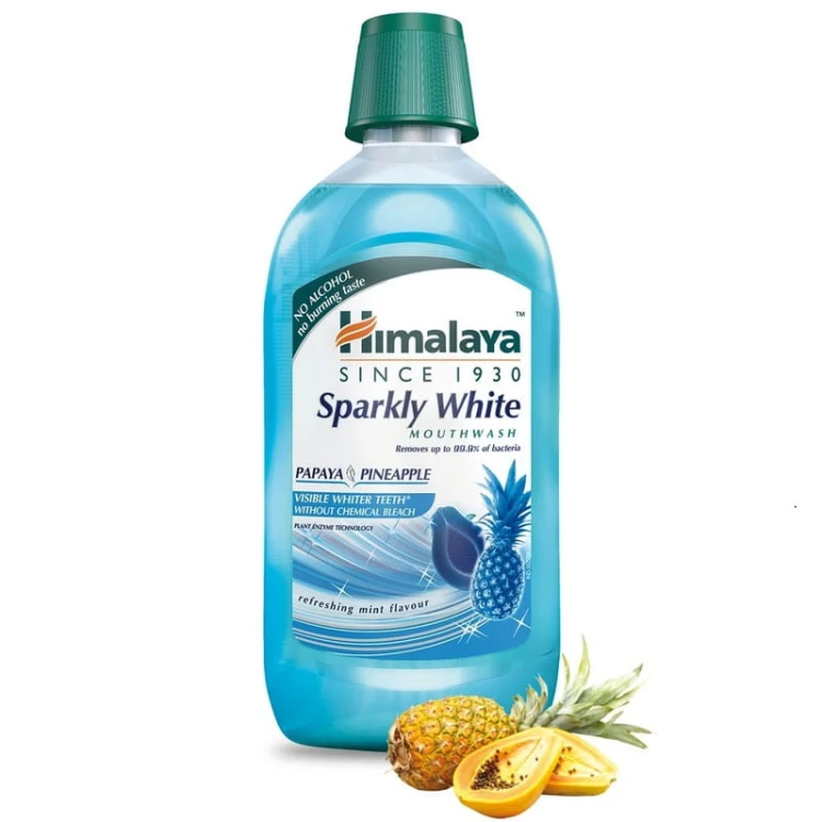 Himalaya Płyn do płukania jamy ustnej Lśniąca Biel 450 ml