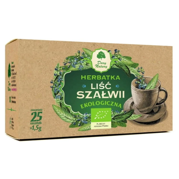 Herbatka Szałwia liść EKO 25x1,5g