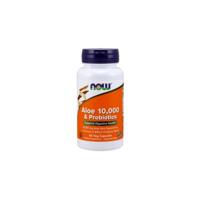 Aloe Vera 10 000 &amp; Probiotyki 60 kaps.