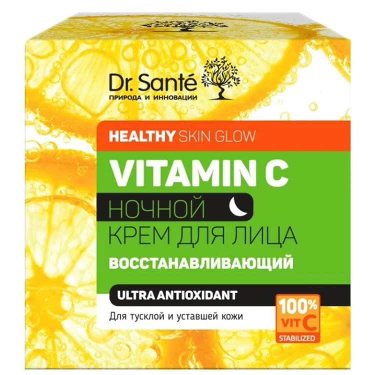 Dr Sante Krem do twarzy na noc Witamina C Regenerujący do skóry matowej i zmęczonej 50ml