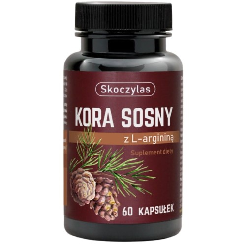Skoczylas Kora sosny z L-argininą 60 kaps.