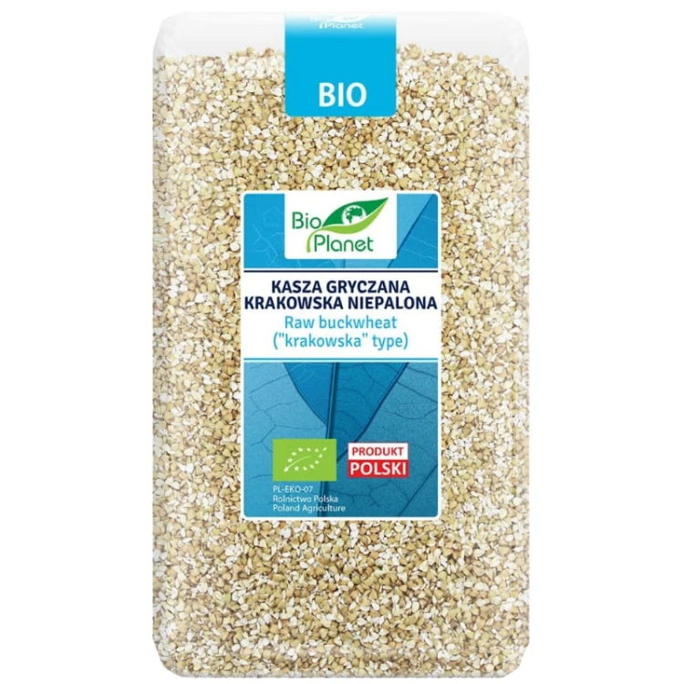 Bio Planet Kasza gryczana krakowska niepalona BIO 1kg